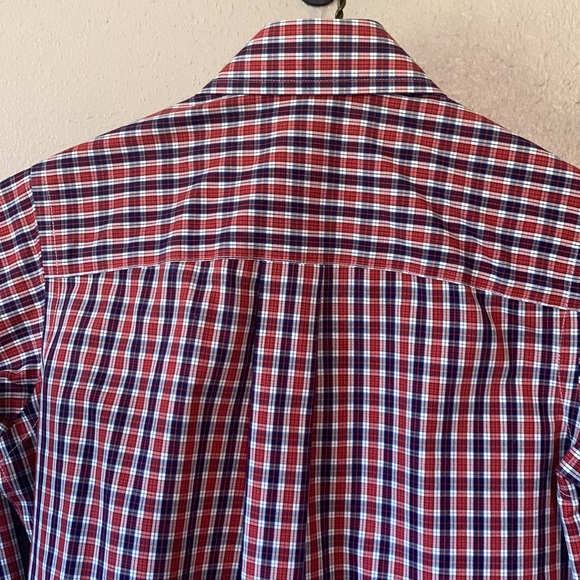 Youth Boys Brooks Brothers Long Sleeve Dress Shirt, XS x-small Plaid - Picture 8 of 8